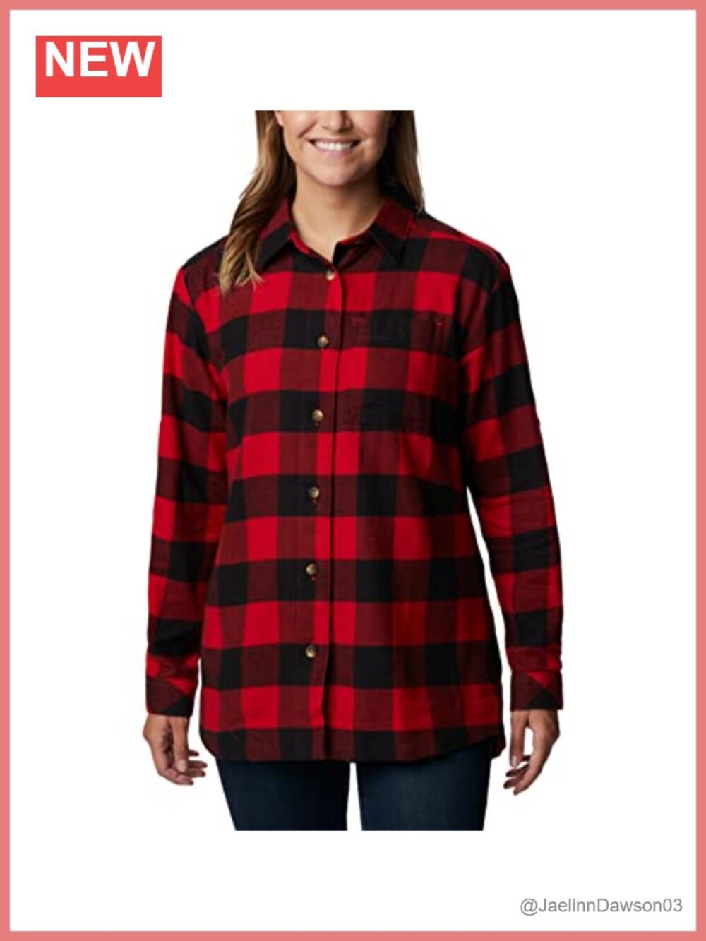 Womens Button Down Flannel Shirt Roll Tab Sleeve Plaid Casual Top